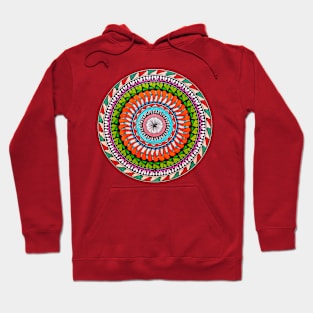 Handmade Coloful mandala art Hoodie